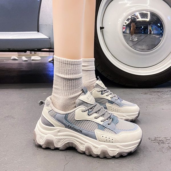 Prozračne ženske tenisice s platformom od 6 cm