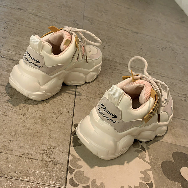 Sportske i casual ženske tenisice s platformom od 6 cm