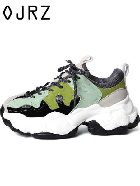 Ležerne ženske prozračne tenisice s platformom od 6 cm