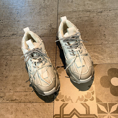 Prozračne ženske casual tenisice s platformom od 6 cm