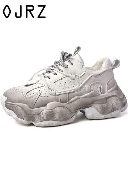 Prozračne ženske casual tenisice s platformom od 6 cm