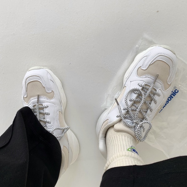 Ženske tenisice s mrežicom i natpisom