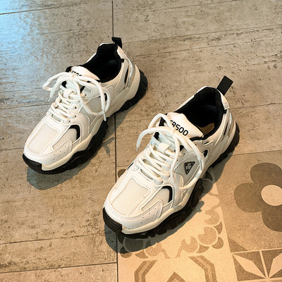 Sportske ženske prozračne tenisice s platformom od 6 cm