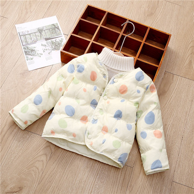 Proljetna dječja jakna za djevojčice na gumbe