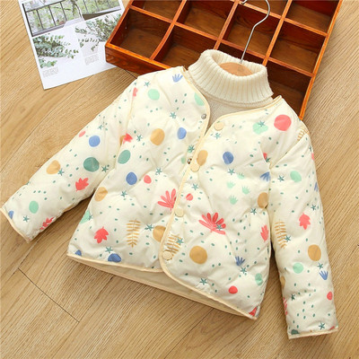 Proljetna dječja jakna za djevojčice na gumbe