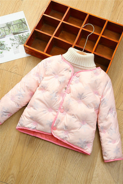 Proljetna dječja jakna za djevojčice na gumbe