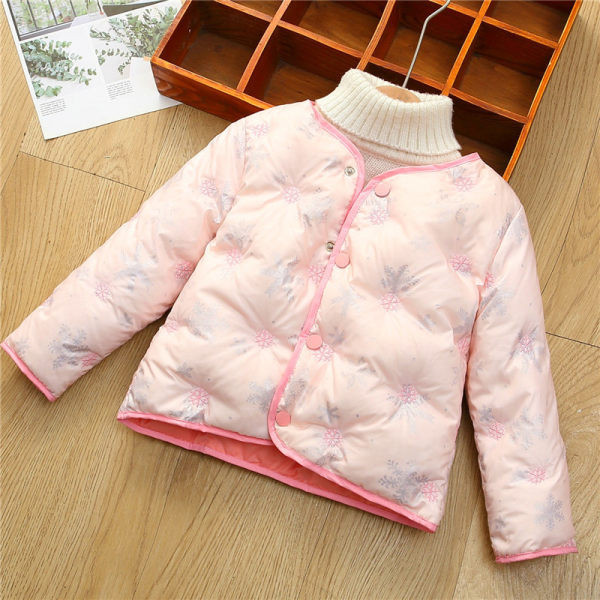 Proljetna dječja jakna za djevojčice na gumbe