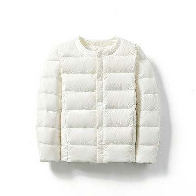 Proljetna dječja jakna s gumbima i okruglim izrezom