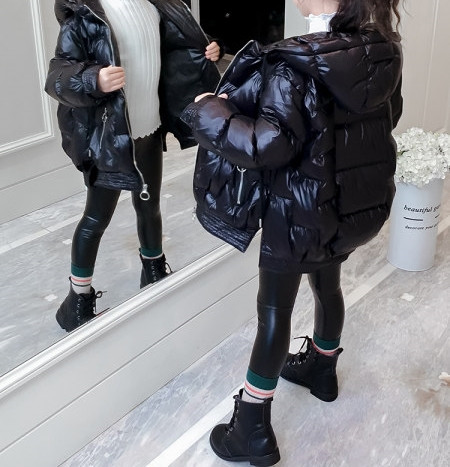 Dječja ležerna jakna s kapuljačom za djevojčice