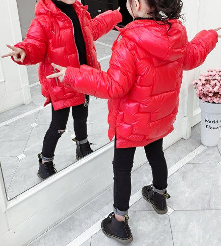 Dječja ležerna jakna s kapuljačom za djevojčice