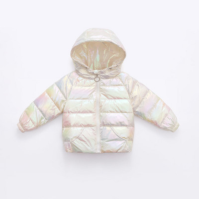 Dnevna dječja jakna s patentnim zatvaračem i kapuljačom pogodna za zimu