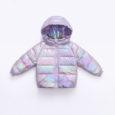 Dnevna dječja jakna s patentnim zatvaračem i kapuljačom pogodna za zimu