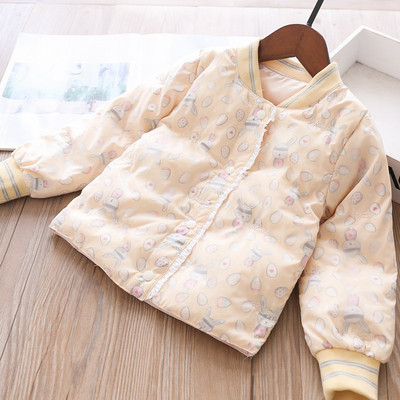 Moderna dječja proljetna jakna za djevojčice na gumbe