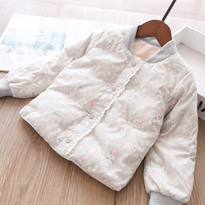 Moderna dječja proljetna jakna za djevojčice na gumbe