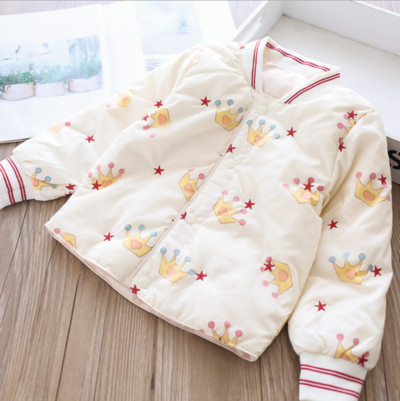 Moderna dječja proljetna jakna za djevojčice na gumbe