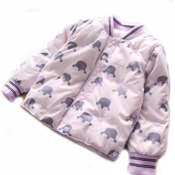 Moderna dječja proljetna jakna za djevojčice na gumbe