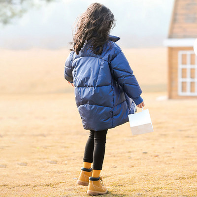 Dječja zimska jakna za djevojčice srednje dužine