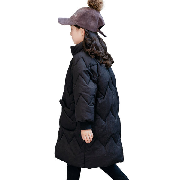 Dječja zimska jakna za djevojčice srednje dužine