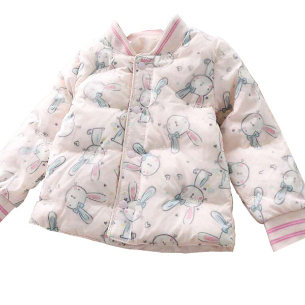 Pavasarinė vaikiška striukė su aplikacijomis ir sagomis