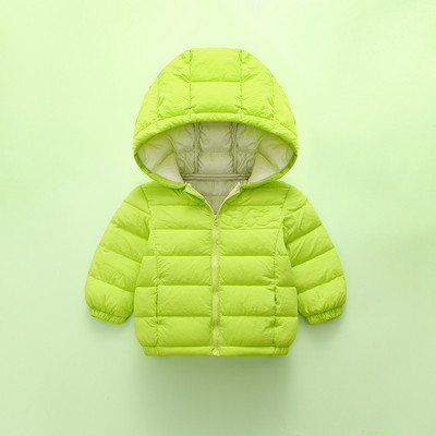 Jednobojna dječja jakna s kapuljačom - za djevojčice i dječake