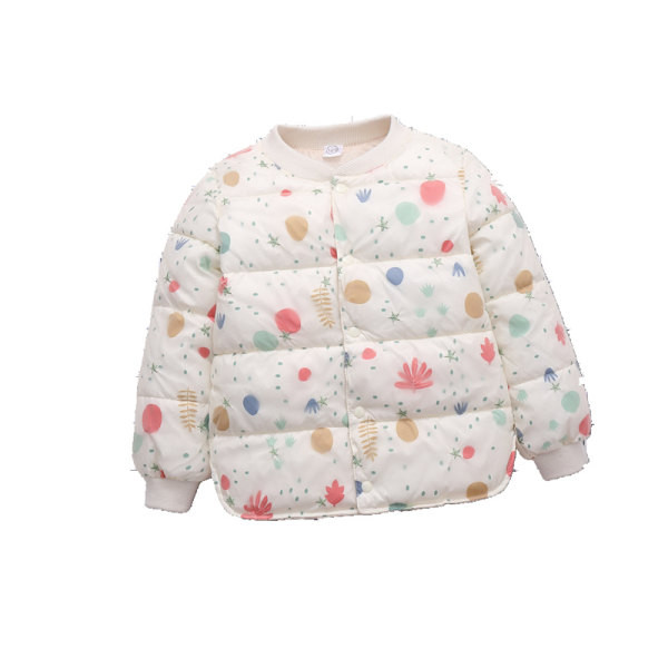 Proljetna dječja jakna s gumbima i uzorkom