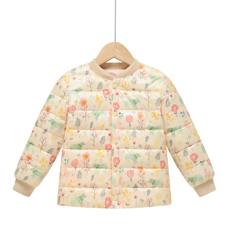 Dječja jakna s gumbima i šarenim aplikacijama - za djevojčice i dječake