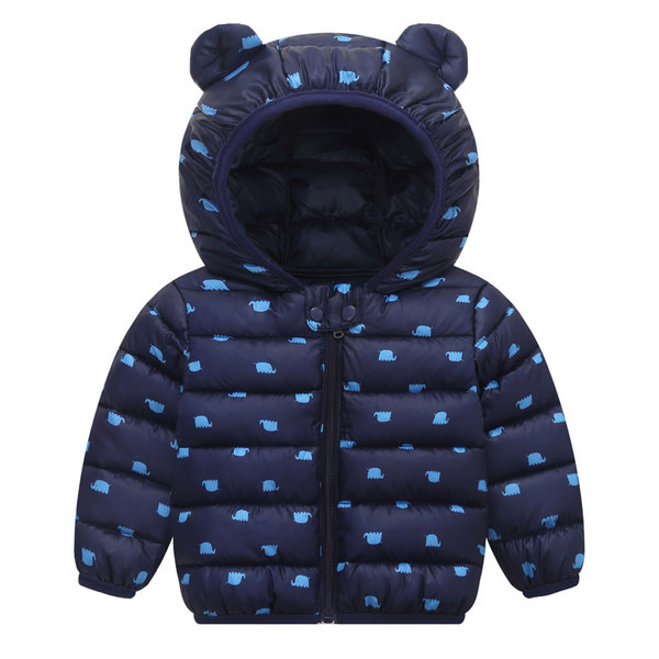 Proljetna dječja jakna s 3D elementom na kapuljači - za djevojčice i dječake