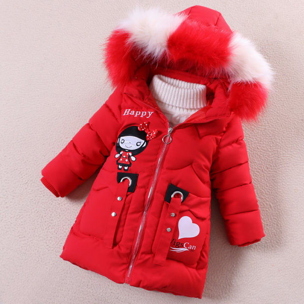 novi model zimske dječje jakne sa kapuljačom za djevojčice