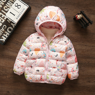 Dječja jakna s kapuljačom za djevojčice - različiti modeli