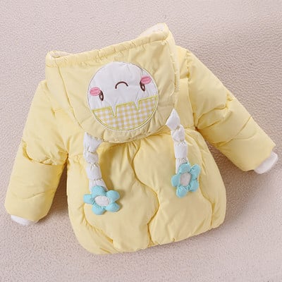 Novi model dječje jakne - sa kapuljačom i 3D elementom za djevojčice