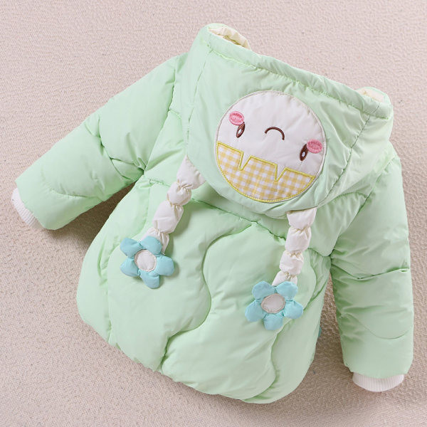 Novi model dječje jakne - sa kapuljačom i 3D elementom za djevojčice