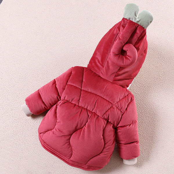 Moderná detská bunda s kapucňou a vreckami pre dievčatá