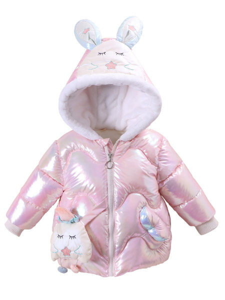 Moderna dječja jakna za djevojčice sa 3D elementom - više boja