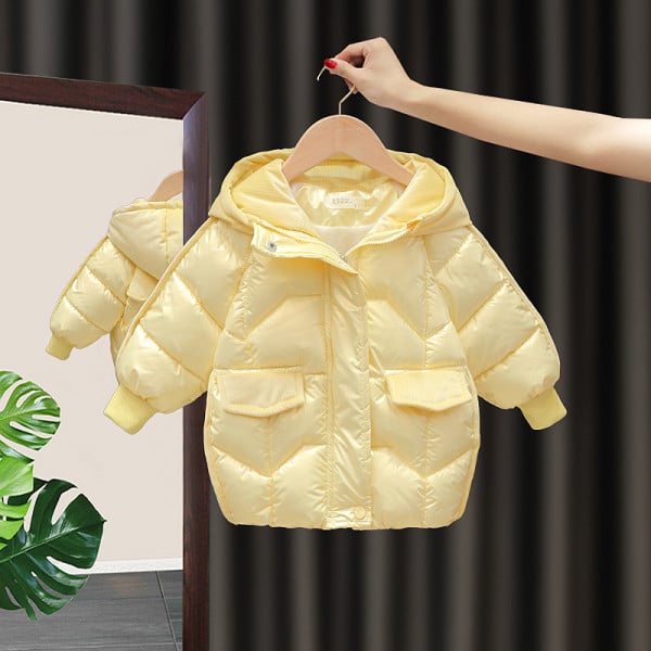 Moderna jakna za djevojčice s patentnim zatvaračem i kapuljačom