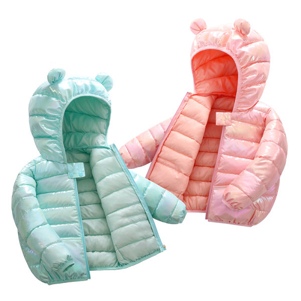 Dječja jakna za djevojčice s 3D elementom i amblemom