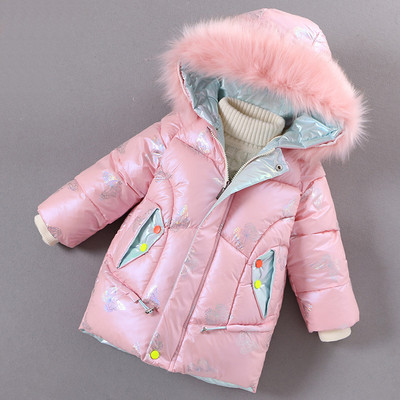 Moodne sulestikuga kapuutsiga laste jope tüdrukutele - sobib talveks