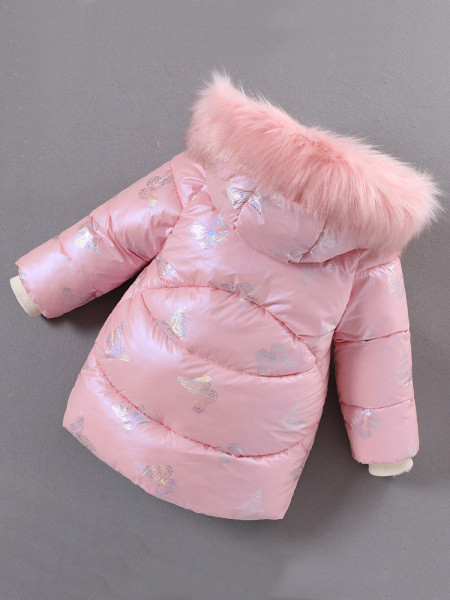 Moodne sulestikuga kapuutsiga laste jope tüdrukutele - sobib talveks