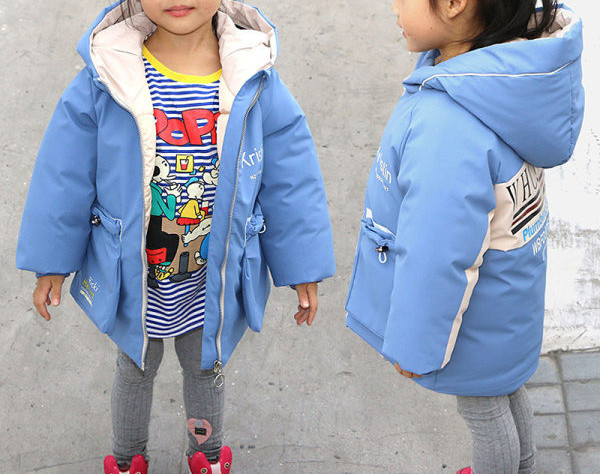 Novi model dječje jakne sa kapuljačom za djevojčice u više boja