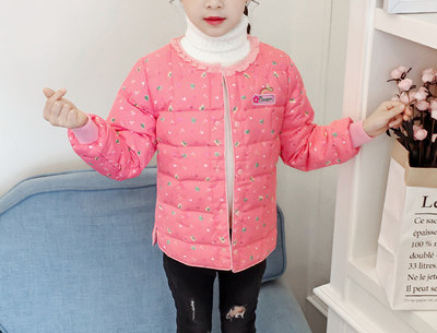 Proljetno-jesenski sako za djevojčice s ovalnim izrezom