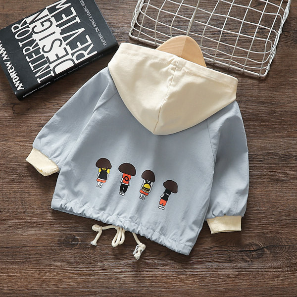 Dnevna dječja jakna s kapuljačom i džepovima - za djevojčice