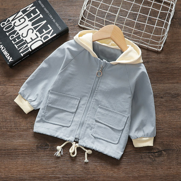 Dnevna dječja jakna s kapuljačom i džepovima - za djevojčice