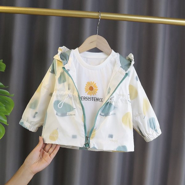 Novi model proljetne jakne za djevojčice sa kapuljačom