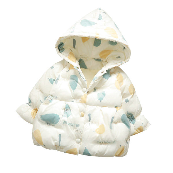 Dječja casual jakna s kapuljačom i šarenim uzorkom u dvije boje