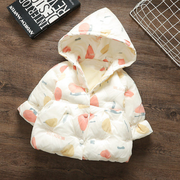 Dječja casual jakna s kapuljačom i šarenim uzorkom u dvije boje