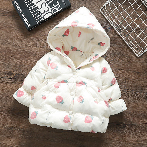 Dječja casual jakna s kapuljačom i šarenim uzorkom u dvije boje