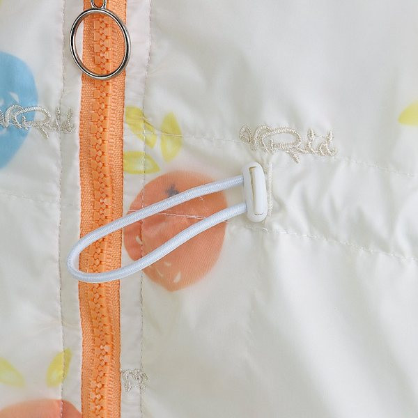 Dječja proljetna jakna za djevojčice s kapuljačom