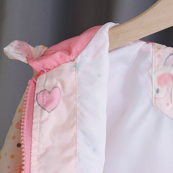 Novi model dječje jakne primjerene za proljeće sa kapuljačom za djevojčice