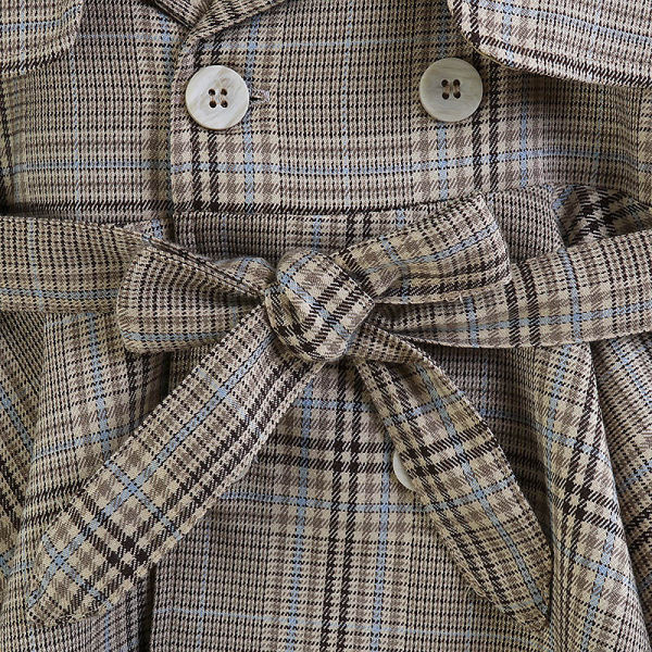 Svakodnevna dječja proljetna jakna s remenom za djevojčice