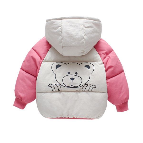 Dječja jakna s kapuljačom i aplikacijom medvjeda