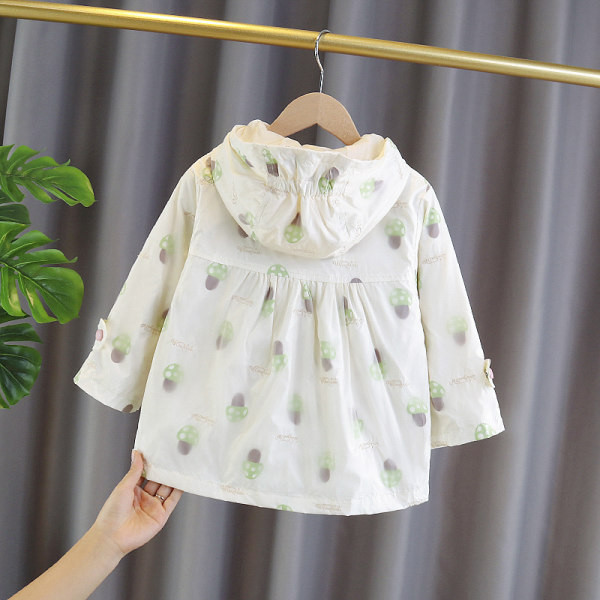 Novi model dječje jakne za djevojčice sa spužvastim printom